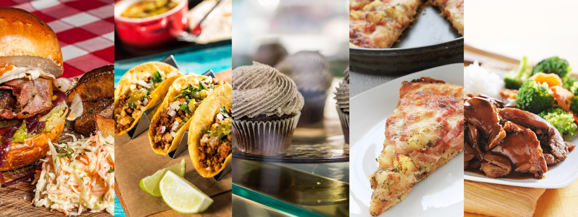 collage of different foods made at restaurants in ringgold