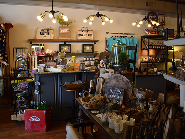 store display of locally produced items